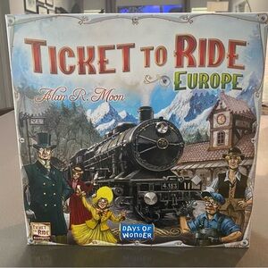 New in Box Ticket to Ride Europe Board Game